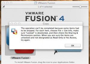 VMWare Install Fail