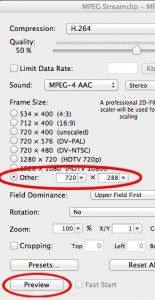 MPEG Streamclip Screen Capture