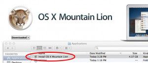 mountain lion installer in applications folder