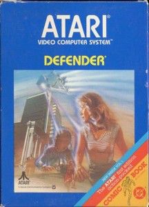 Atari 2600 Defender Game Box