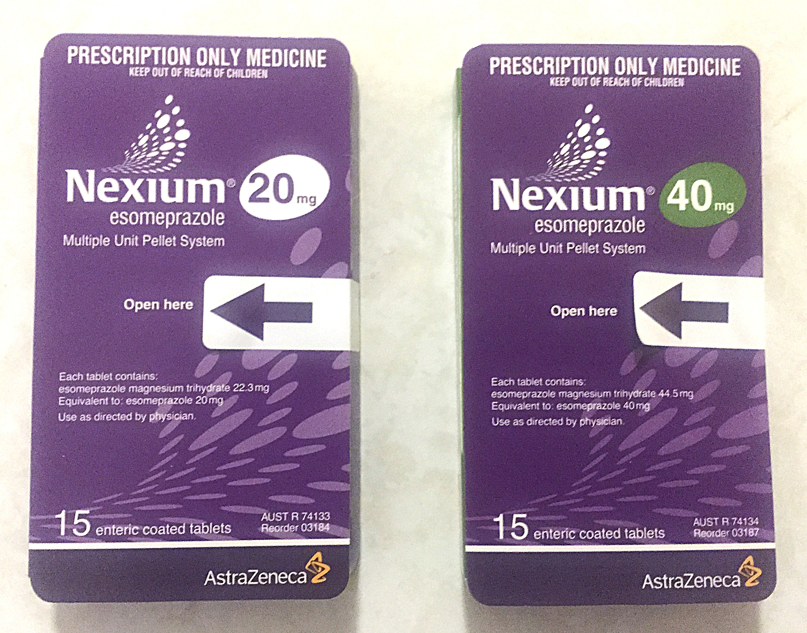 nexium 40mg side effects australia