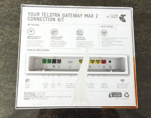 Telstra Gateway Max 2 Box Rear